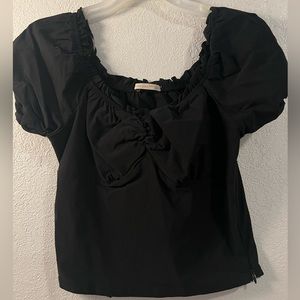 Black Juniors Top size large